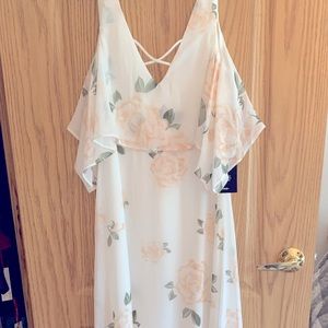 Lulu's Dresses Lulus The Very Thought Of You Floral Maxi Dress